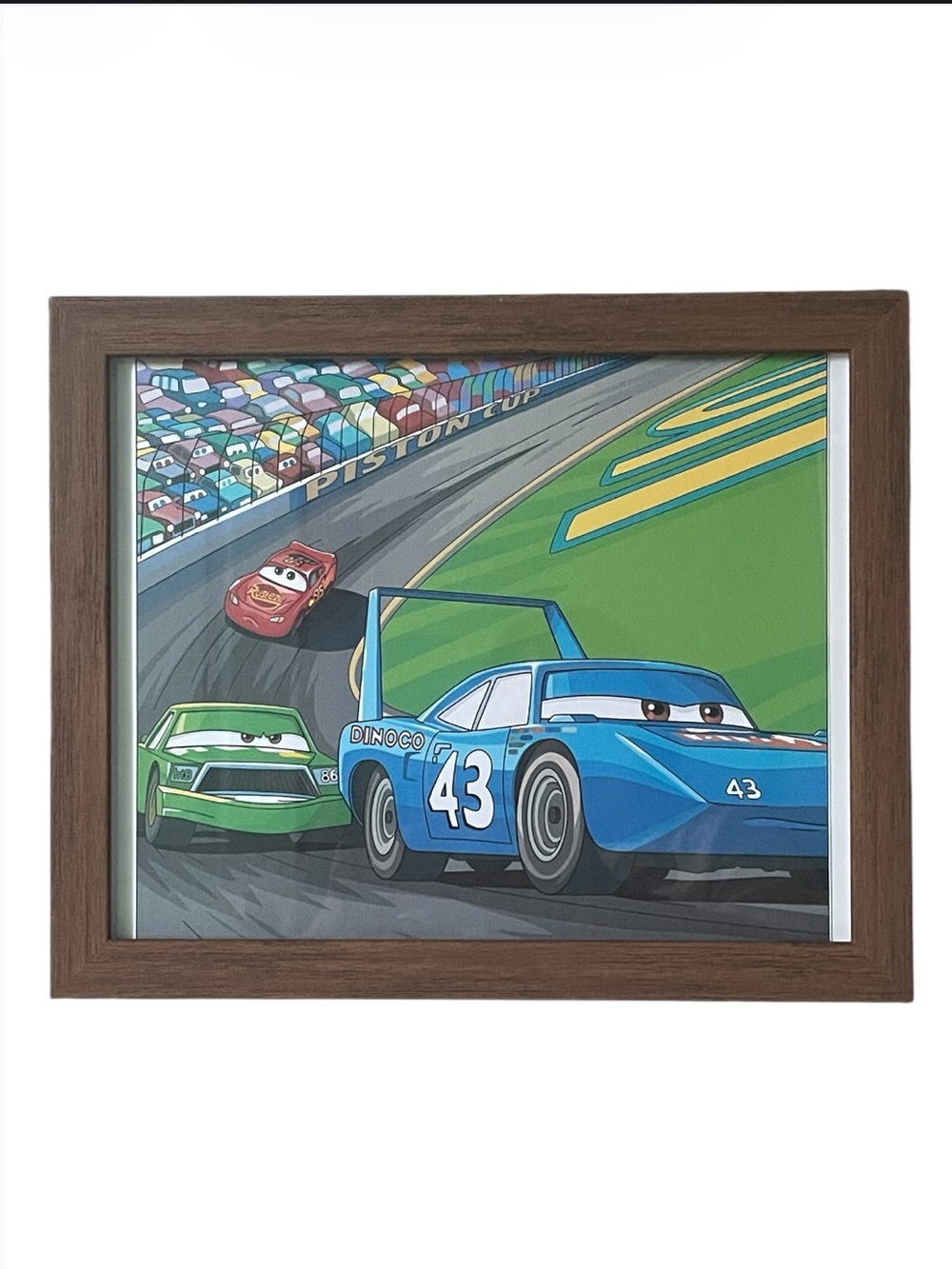 Disney Cars Lightning McQueen And Friends Framed Wall Art